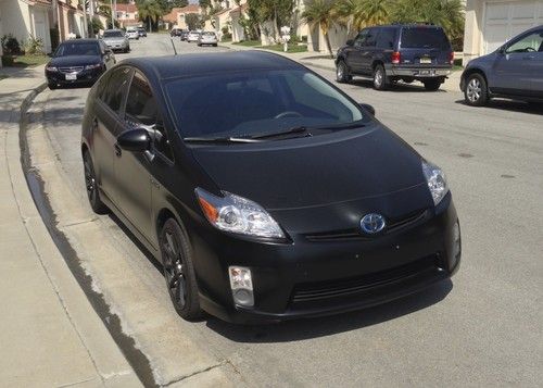 2011 matte black toyota prius with navigation, low miles, backup camera and more