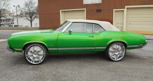 1971 oldsmobile cutlass supreme convertible donk street rod hot rod kustom