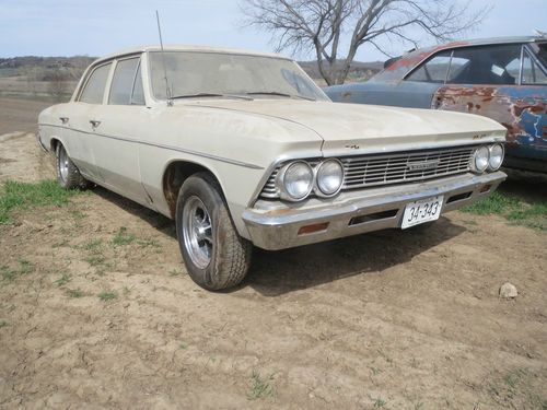 1966 chevelle 4 door project/ parts car with title