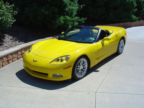 2006 chevrolet corvette convertible - 2 door - 6.0 l - yellow