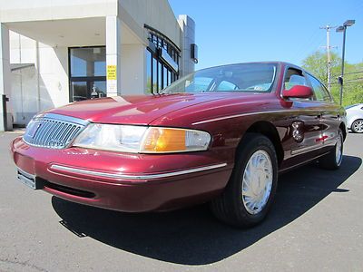 1996 lincoln continental luxury sedan clean 50k original miles loaded no reserve