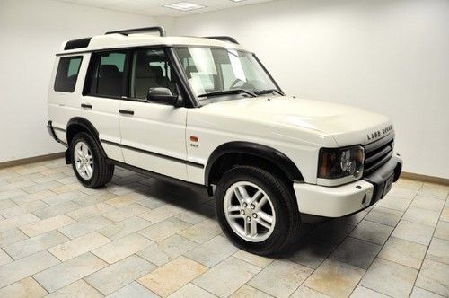 2004 land rover discovery se7 white/tan low miles