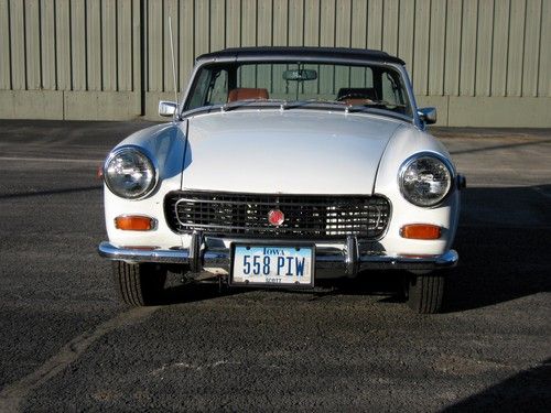 1974 mg midget base convertible 2-door 1.3l