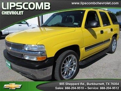 2005 chevrolet tahoe 4.8l auto yellow