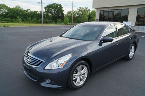 No reserve 2010 infiniti g37x awd, nav, back-up camera, warranty, 1-owner