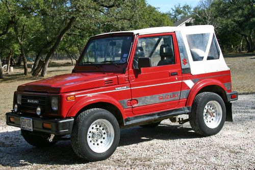 1988 red suzuki samari 4x4