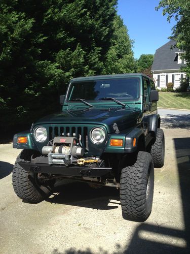 1999 jeep wrangler sport - lift, winch, skidplates, lockers, onboard air