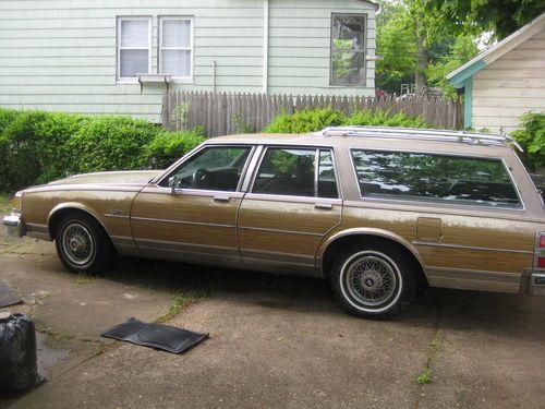 1984 buick electra estate station wagon woodgrain runs and drives