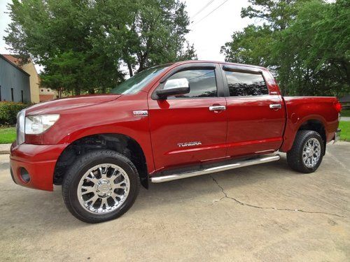 07 tundra crew limited 5.7l 4x4-nav-sunroof-20in wheels-camera-leather-runs exc