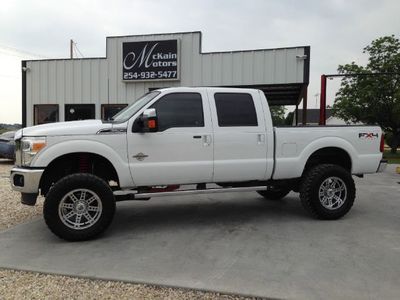 2011 ford f250 super duty 6.7l powerstroke diesel lariat crew cab 4x4 leather