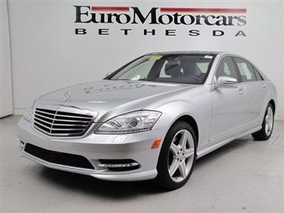 Used s550 sport amg silver black pano dvd navigation warranty leather 11 deal