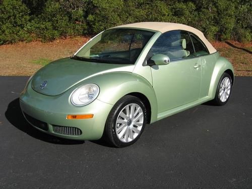 2008 volkswagen beetle se convertible 2-door 2.5l