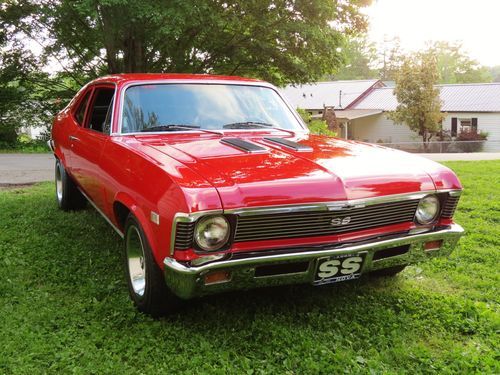 1968 chevy ii nova- true "ss" restored-"" no  reserve "" laser straight &amp; slick