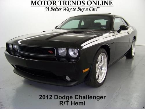 Rt r/t navigation 5.7 hemi sunroof leather htd seats 2012 dodge challenger 12k