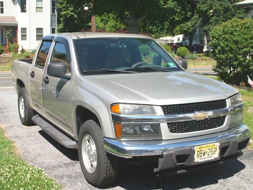 2004 chevrolet chevy colorado 4 door 2wd 5 cyl  3.5l medium silver metallic lqqk