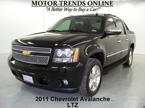 4x4 ltz navigation dvd rearcam roof 20s htd ac seats 2011 chevy avalanche 46k