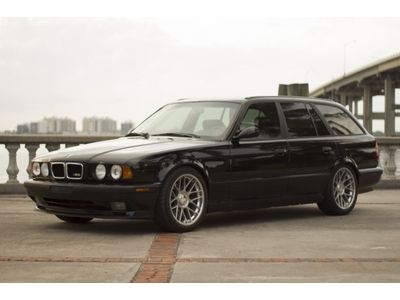 1993 BMW 525iT, M5 Conversion, S38B36, 320hp, 5 Speed, Leather, Super Clean,BBS, US $15,000.00, image 2