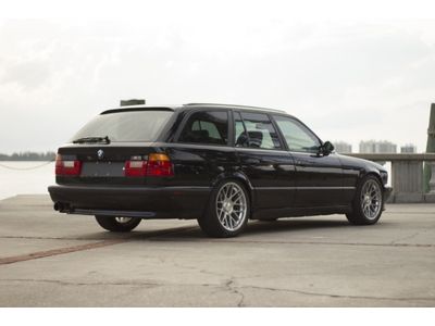 1993 BMW 525iT, M5 Conversion, S38B36, 320hp, 5 Speed, Leather, Super Clean,BBS, US $15,000.00, image 4