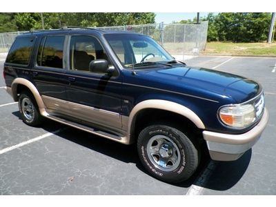 Ford explorer xlt eddie bauer 1 owner southern owned sunroof leather no reserve