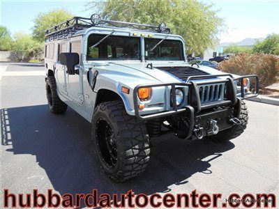 Rare 2003 hummer h1, custom and loaded with options roof rack, huge wheels/tires