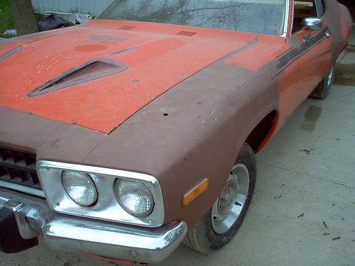 1973 plymouth road runner georgia car  hurst  pistol grip 4 speed