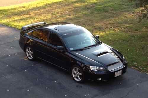 Black subaru legacy gt custom grill custom headlights custom hid xenon