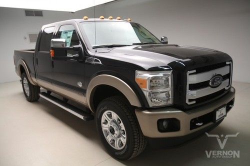 2013 king ranch crew 4x4 fx4 navigation sunroof leather 20s aluminum v8 diesel