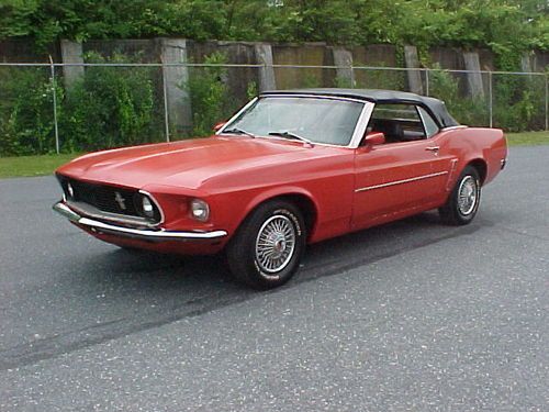 69 mustang convertible