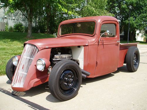 1935 chevy hot rod pickup 350ci v8 auto all steel rat rod fast and loud