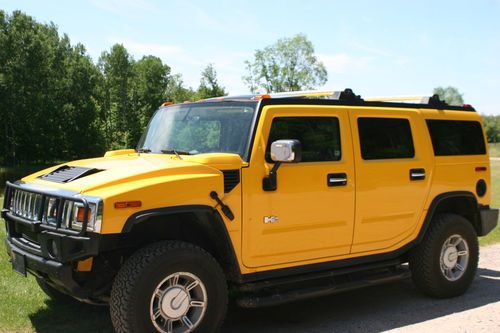 Hummer h2 yellow