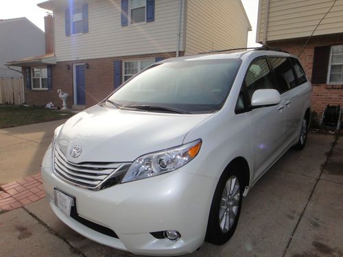 2012 toyota sienna limited mini passenger van 5-door 3.5l