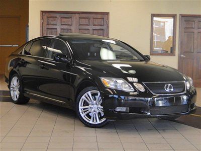 2007 lexus gs450-hybrid blk/blk lthr navigation bak up cam bt 1-owner az car wow