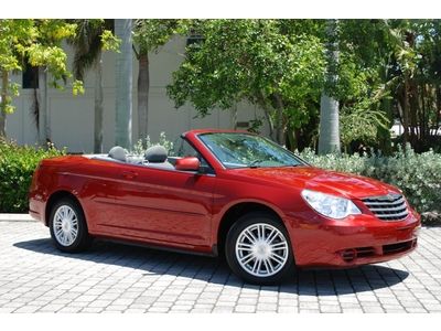 2008 chrysler sebring v6 touring convertible great miles flex fuel 6-cd aux