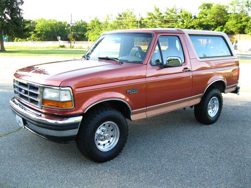 1994 bronco 70k actual miles! california truck_5.8 liter_tow package! leather!