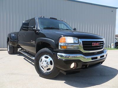 05 k3500hd (slt) 6.6l duramax allison 4wd (banks) tv dvd hid aloca airlift tx !!