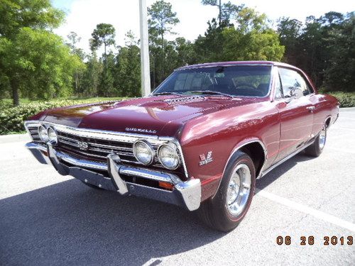 1967 Chevelle SS 396 4 spd REAL 138 car with Window sticker and Protecto Plate, image 2