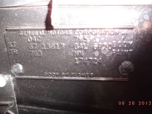 1967 Chevelle SS 396 4 spd REAL 138 car with Window sticker and Protecto Plate, image 10