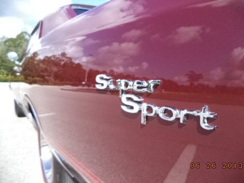 1967 Chevelle SS 396 4 spd REAL 138 car with Window sticker and Protecto Plate, image 14