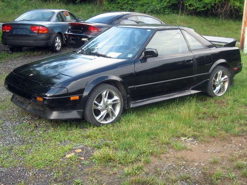 1989 toyota mr2 coupe 2-door 1.6l  t bar no reserve gas saver not pontiac fiero