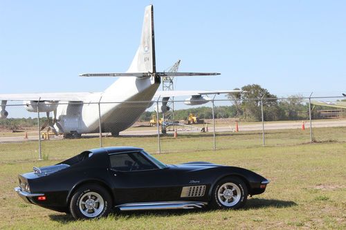 1971 corvette stingray 350 4speed t-tops, a/c, side pipes!!