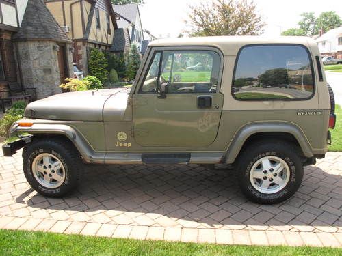 1991 jeep wrangler sahara sport utility 2-door 4.0l