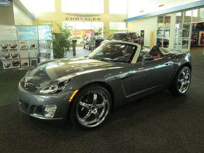 2008 2.0l turbo gray 5-speed manual leather convertible miles:9k roadster