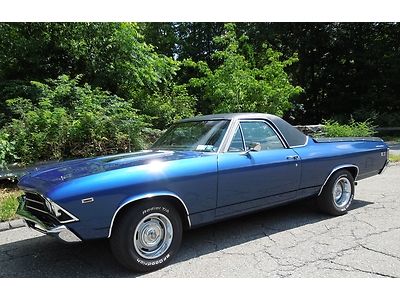 1969 el camino real!! ss-396 - 4 spd 27,000 orig miles! 30 years same owner