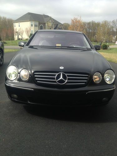 2002 mercedes-benz cl500 base coupe 2-door 5.0l no reserve
