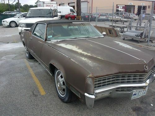 1967 cadillac eldorado project car. runs good had transmission replaced