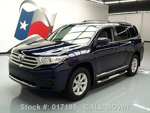 2012 toyota highlander 7-pass 3rd row side steps 26k mi texas direct auto