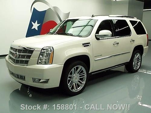 2010 cadillac escalade platinum rear cam nav dvd 26k mi texas direct auto