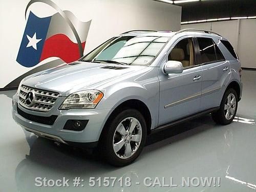 2009 mercedes-benz ml350 sunroof nav rear cam only 42k texas direct auto