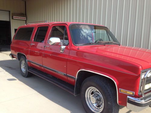 1989 gmc r2500 suburban  sport utility 4-door 7.4l