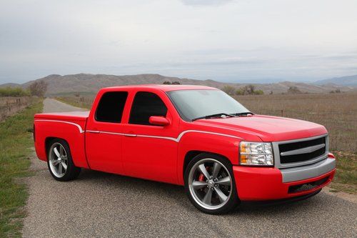 Custom crew cab silverado belltech lowered